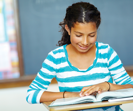 Rewards - Girl reading book