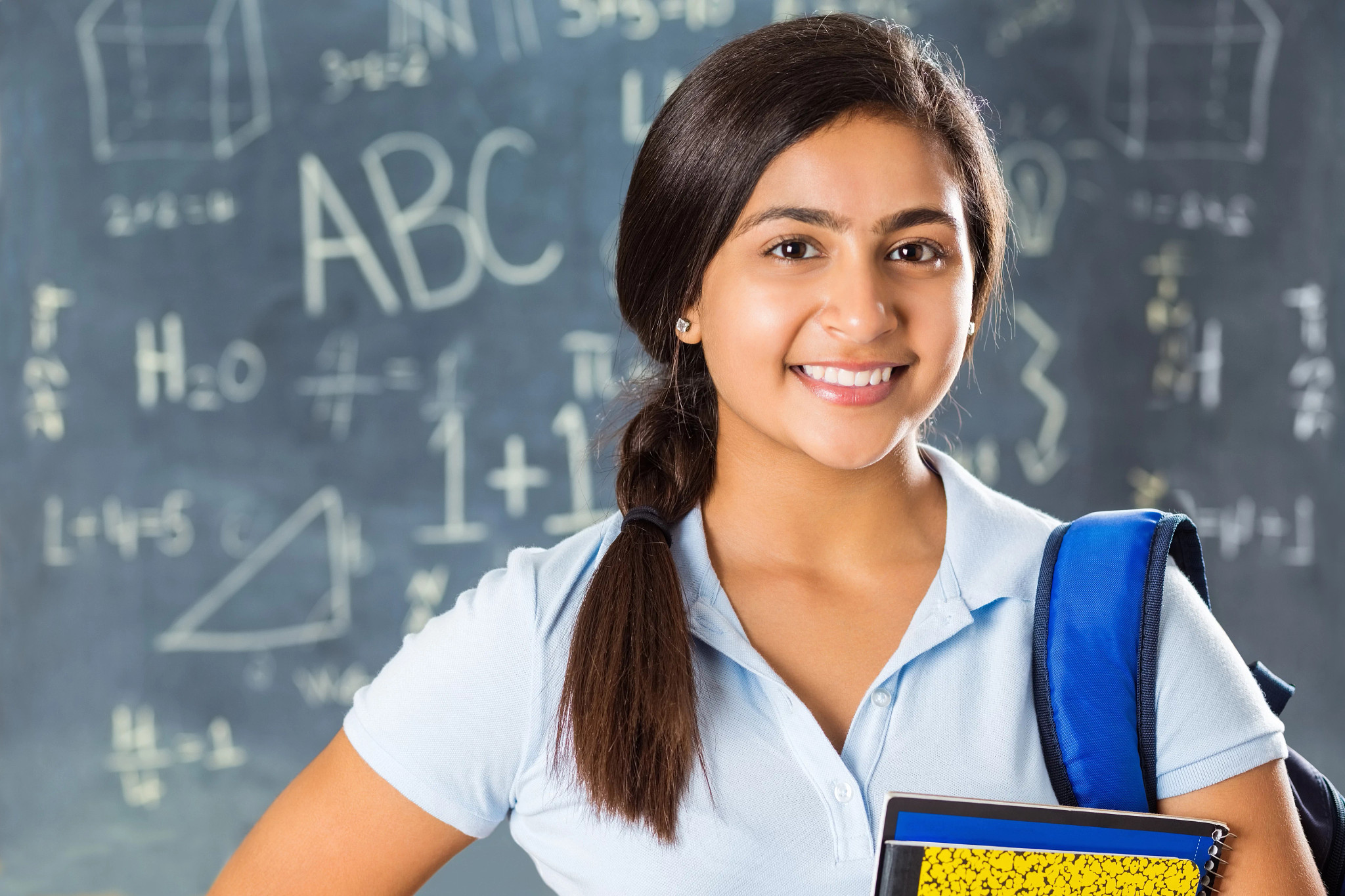 High School Student Smiling
