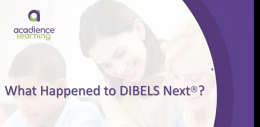 DIBELS Next webinar thumbnail