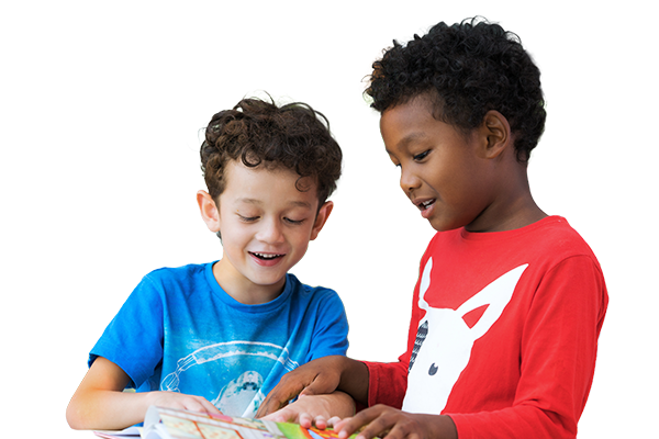 Students Reading Together