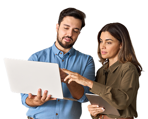 Teachers Looking at Laptop