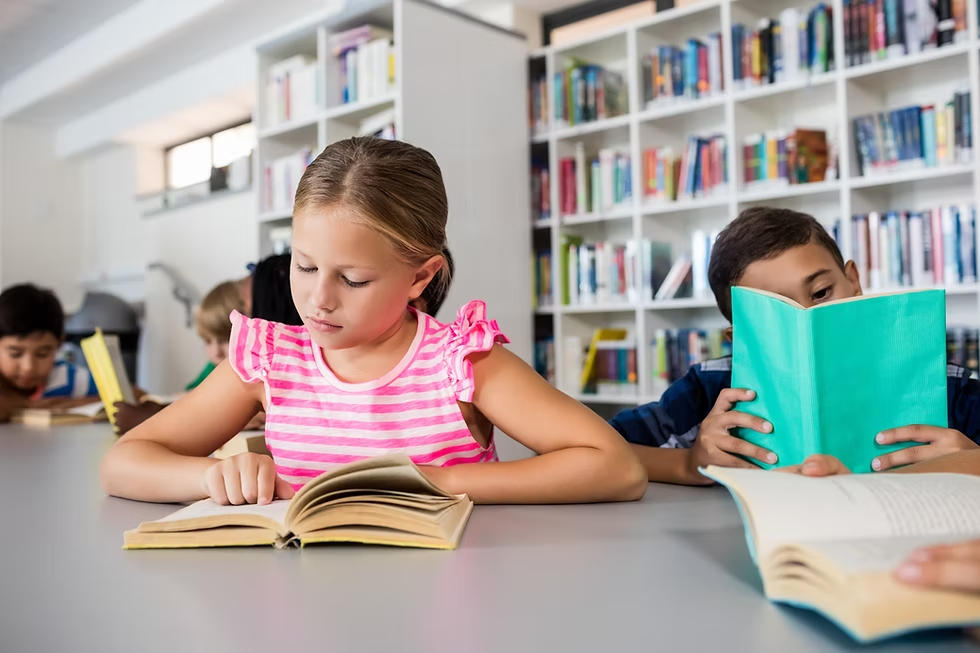 Students reading