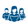 Icon of group reading